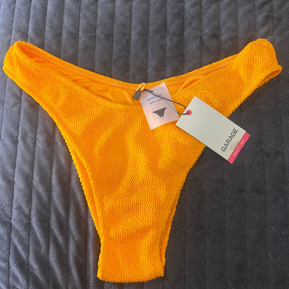 Tangerine bikini bottom